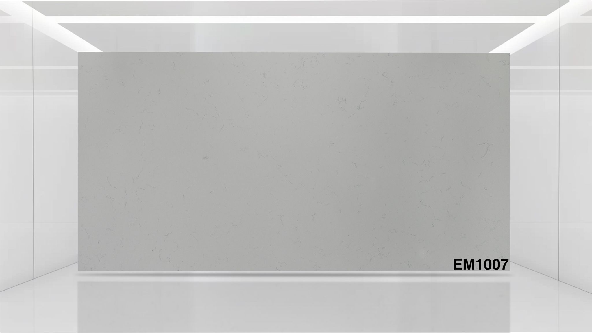 Pure Veil White quartz slab