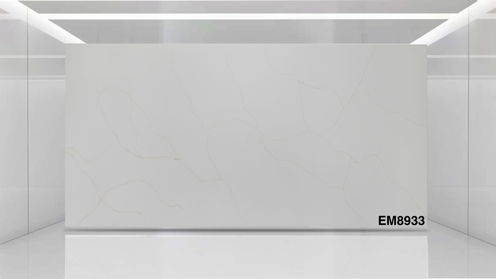 Arctic Bloom quartz slab