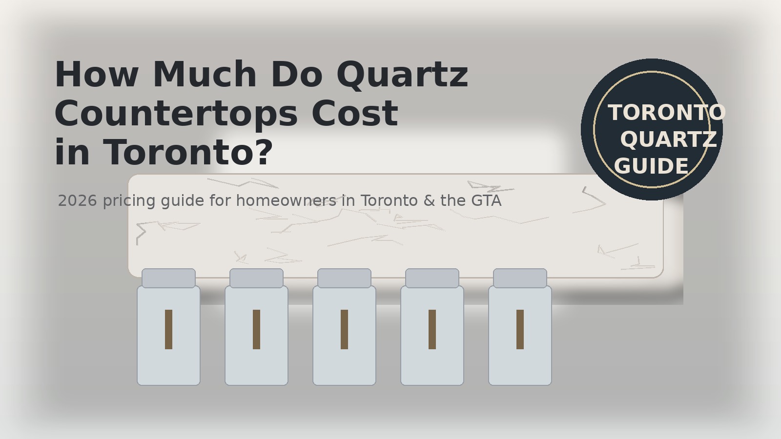 Quartz countertops cost in Toronto